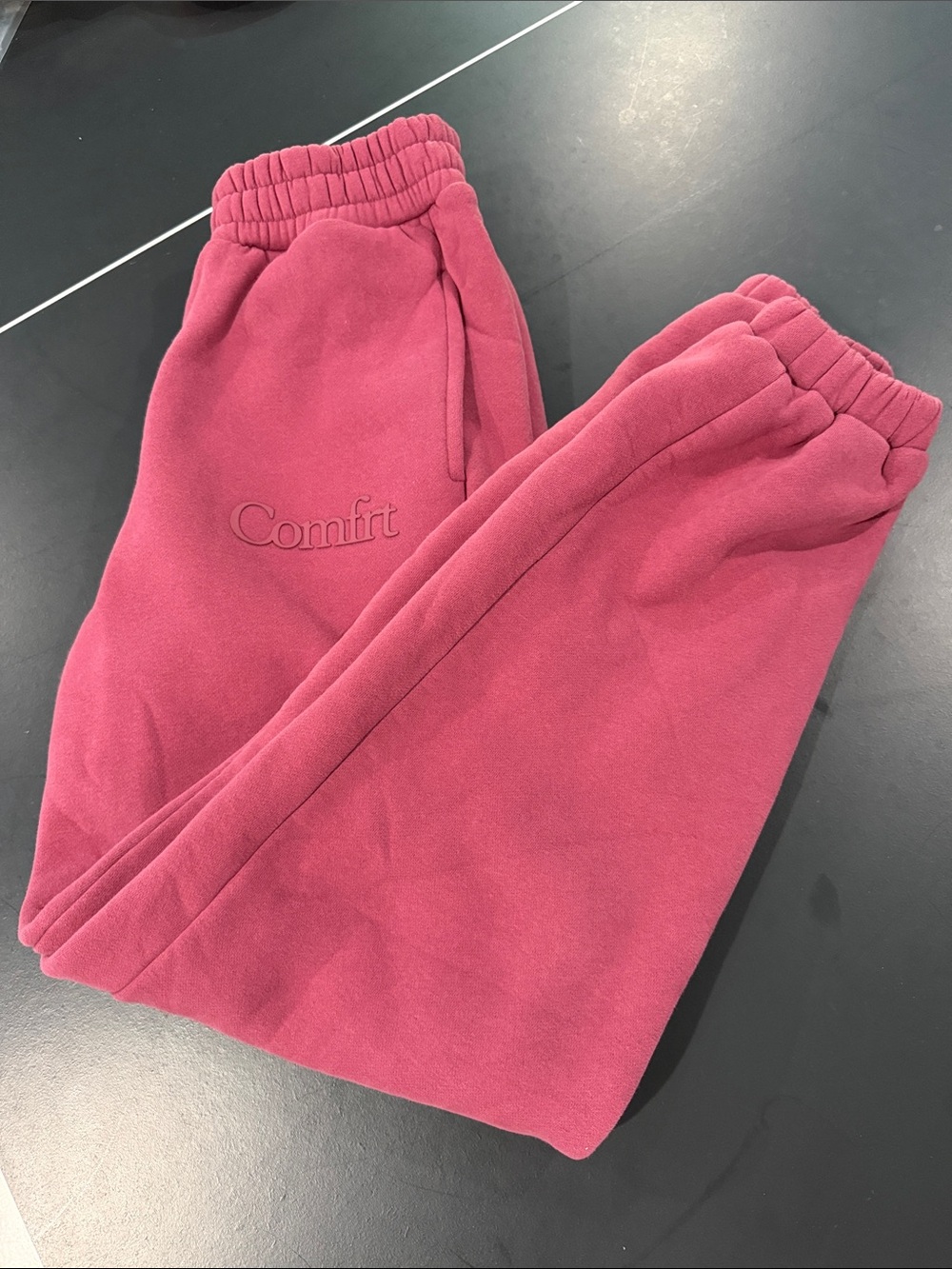 Comfit Women's Pink Fleece Joggers - Cozy Track Pants
